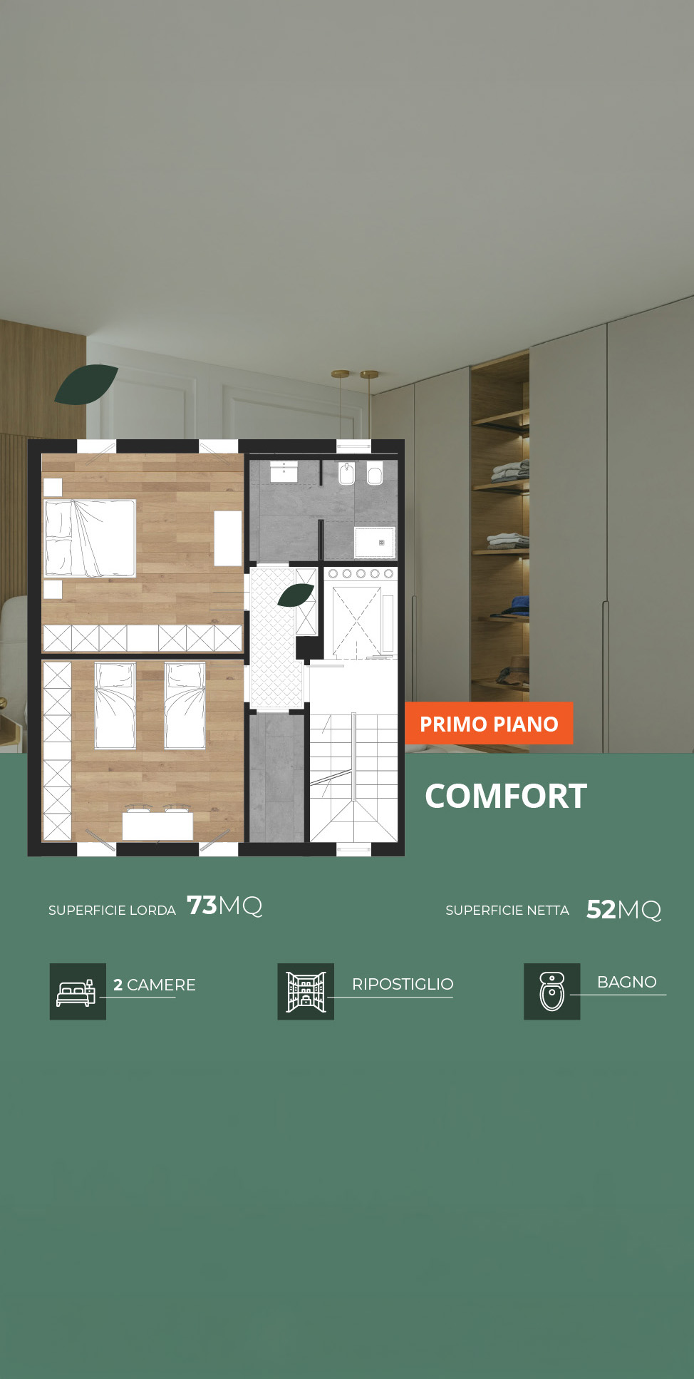 Render del progetto residenziale