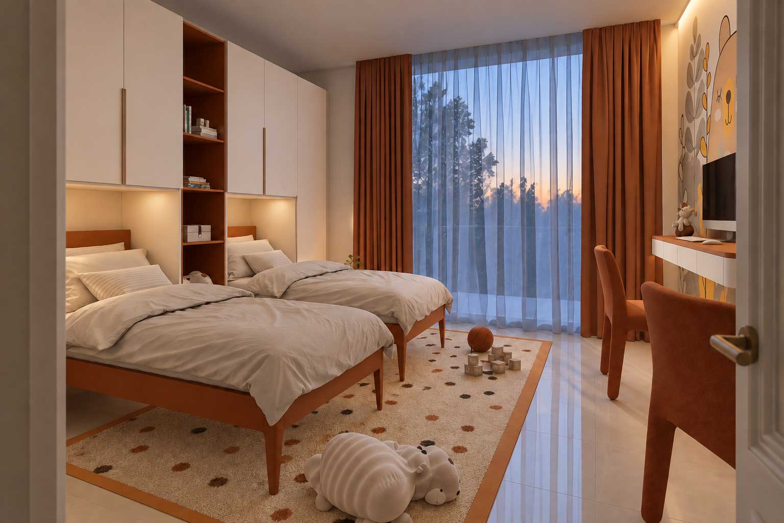 Render del progetto residenziale