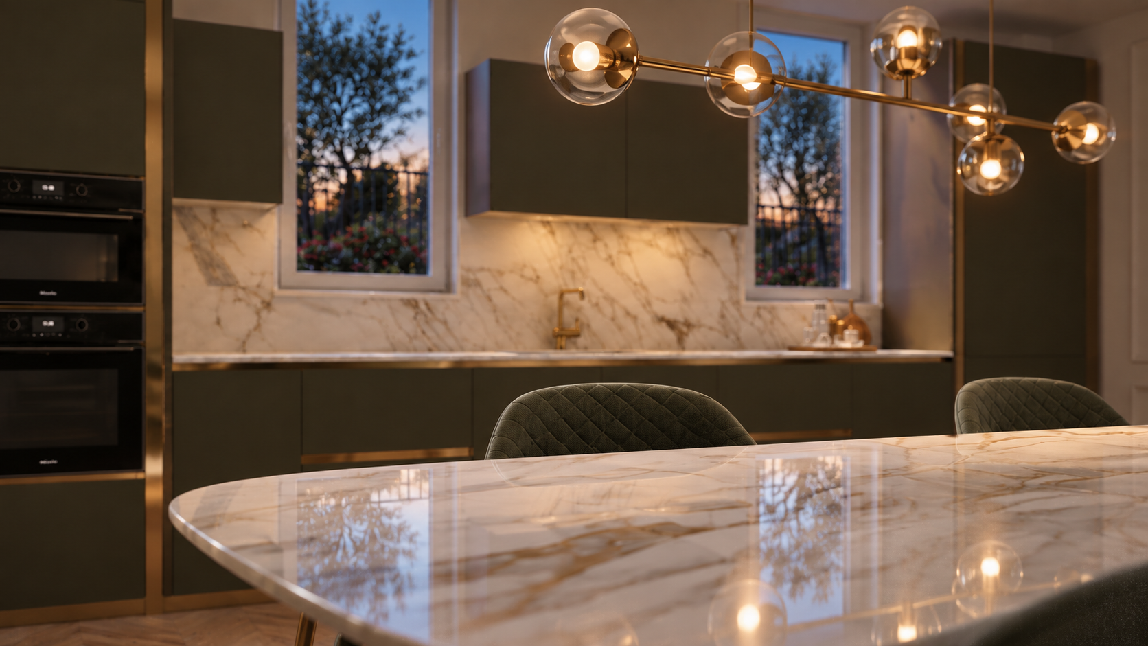 Render del progetto residenziale