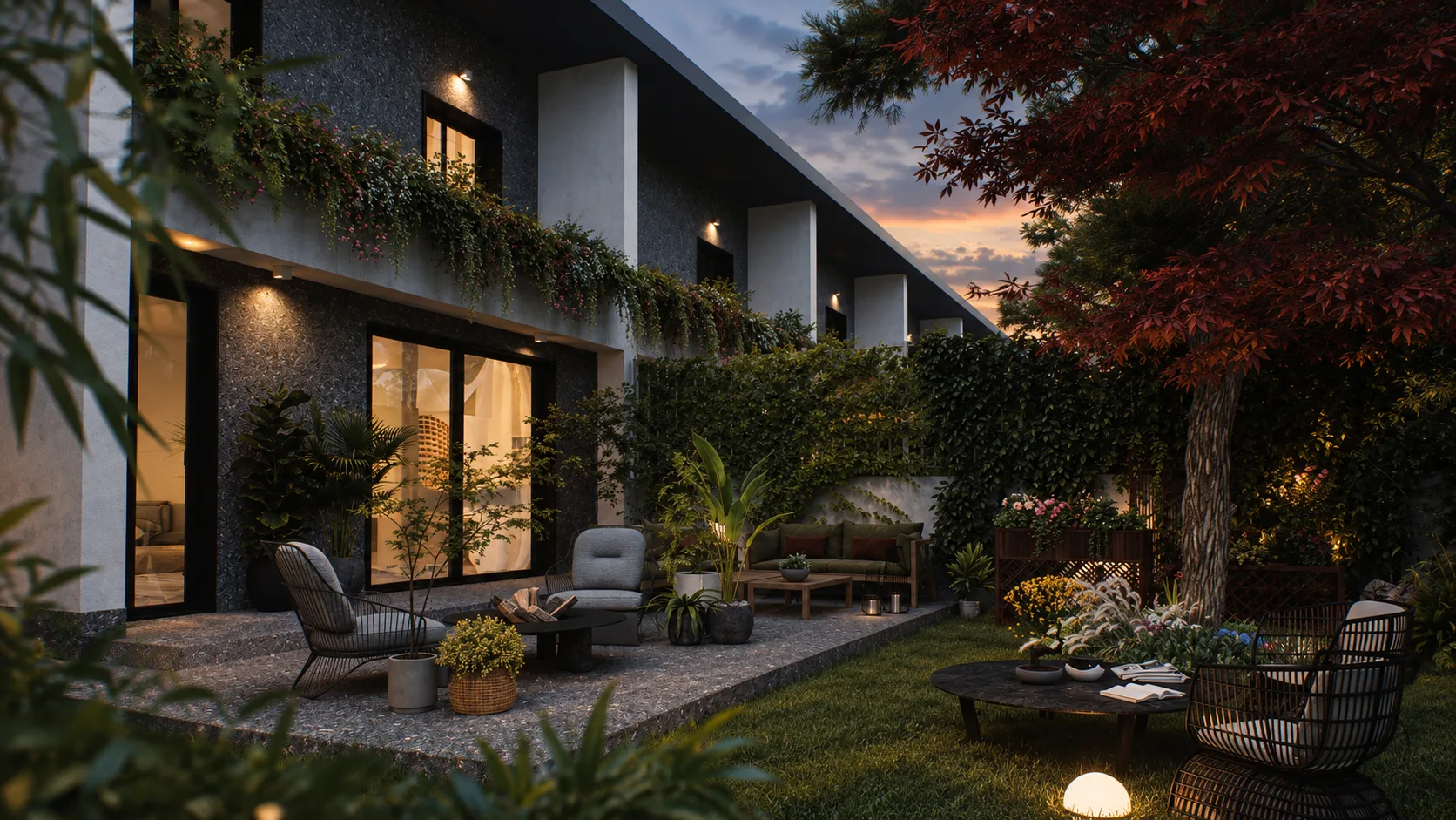 Render del progetto residenziale