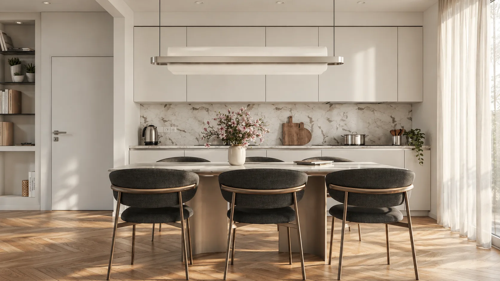 Render del progetto residenziale