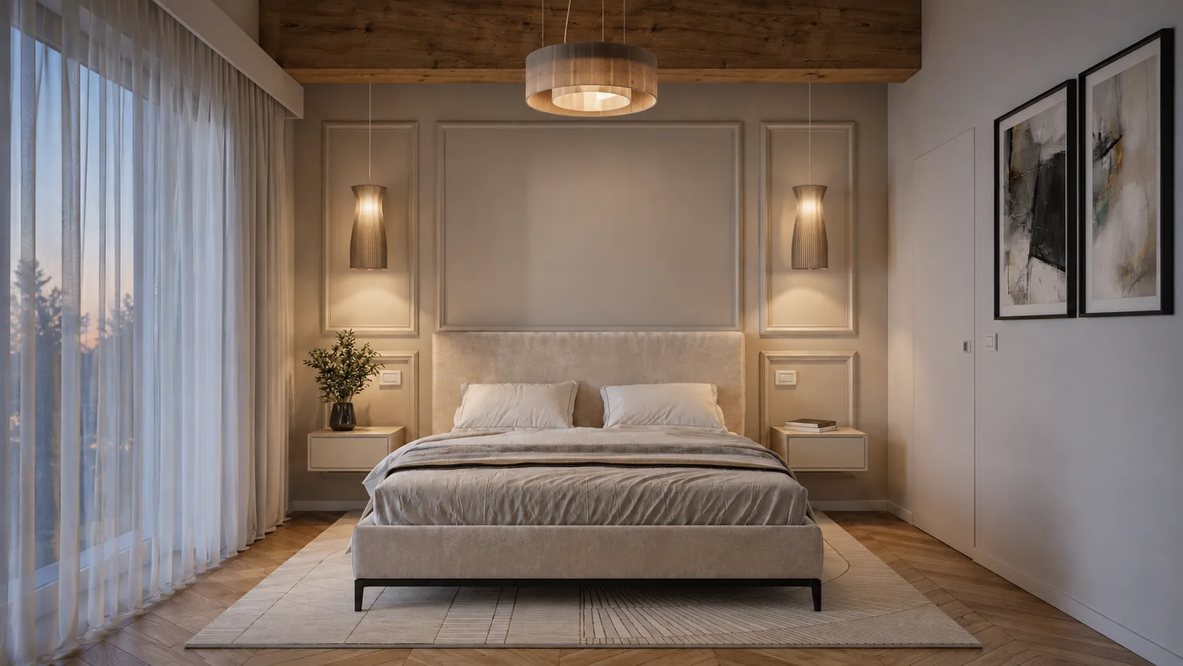 Render del progetto residenziale