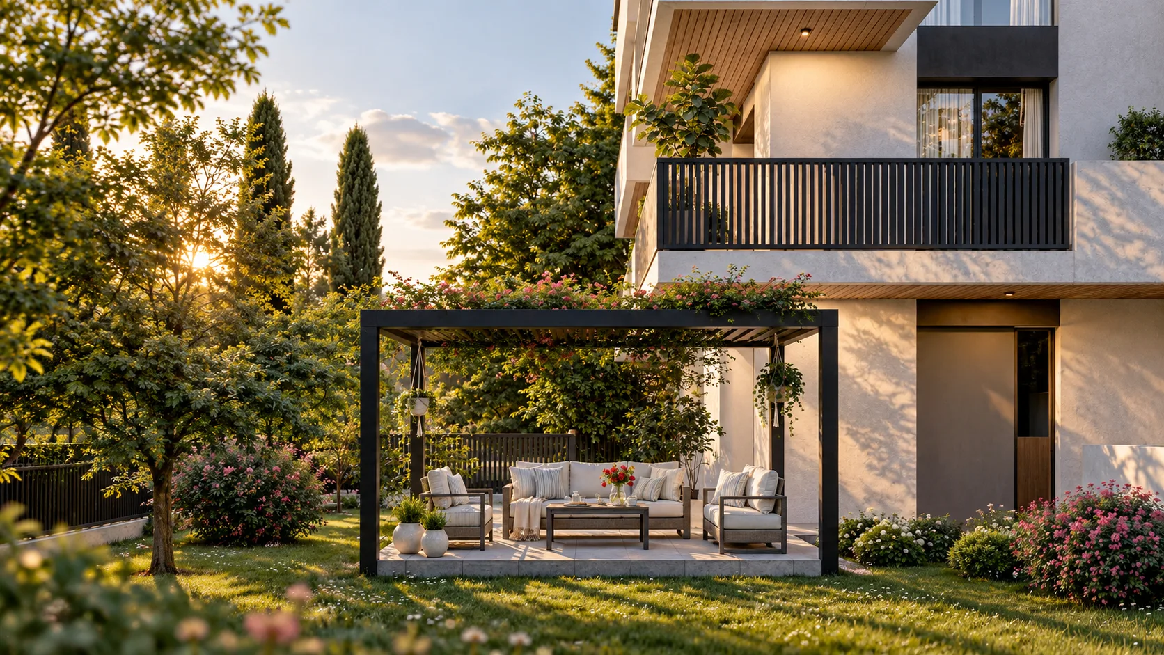 Render del progetto residenziale