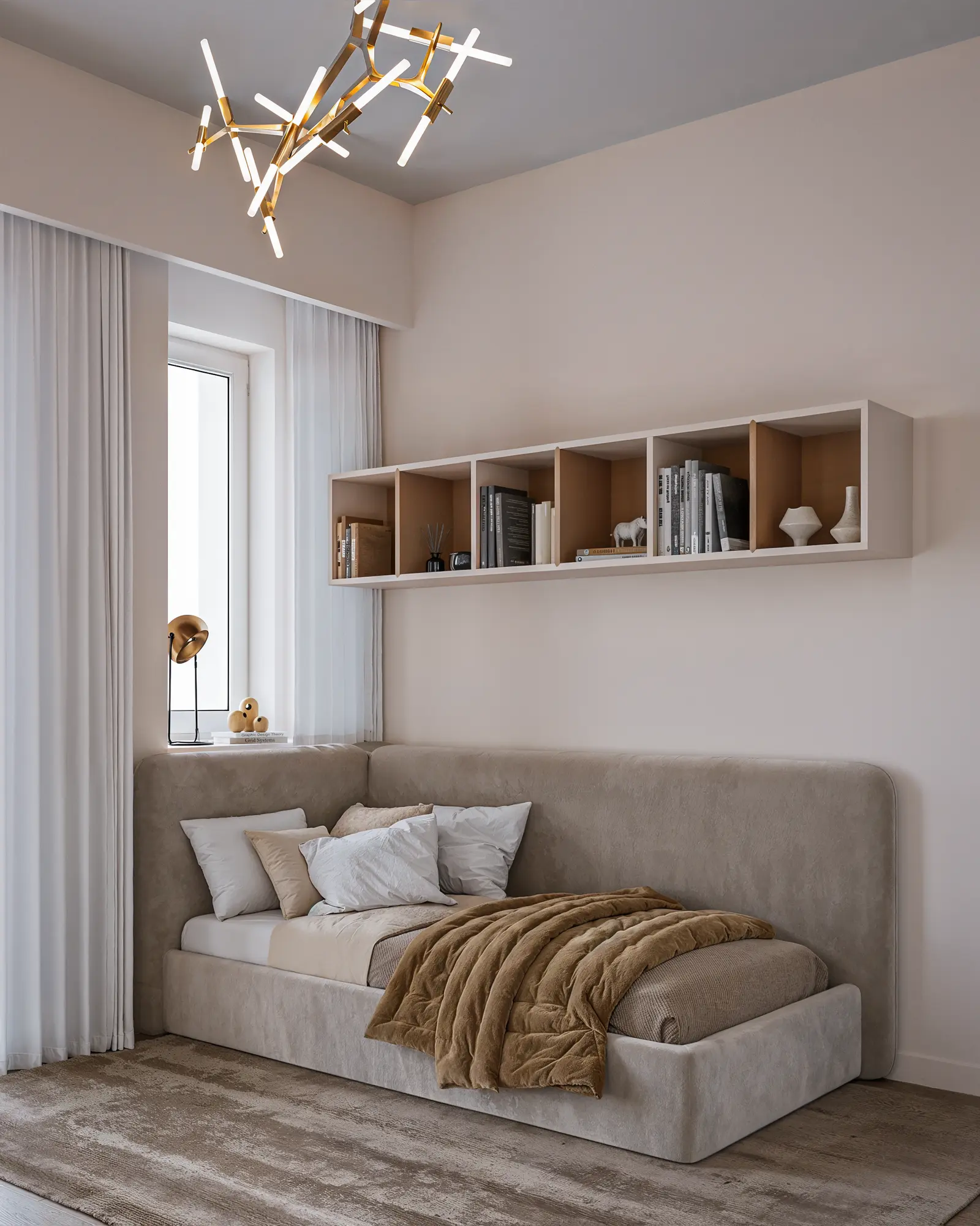 Render dello studio home office